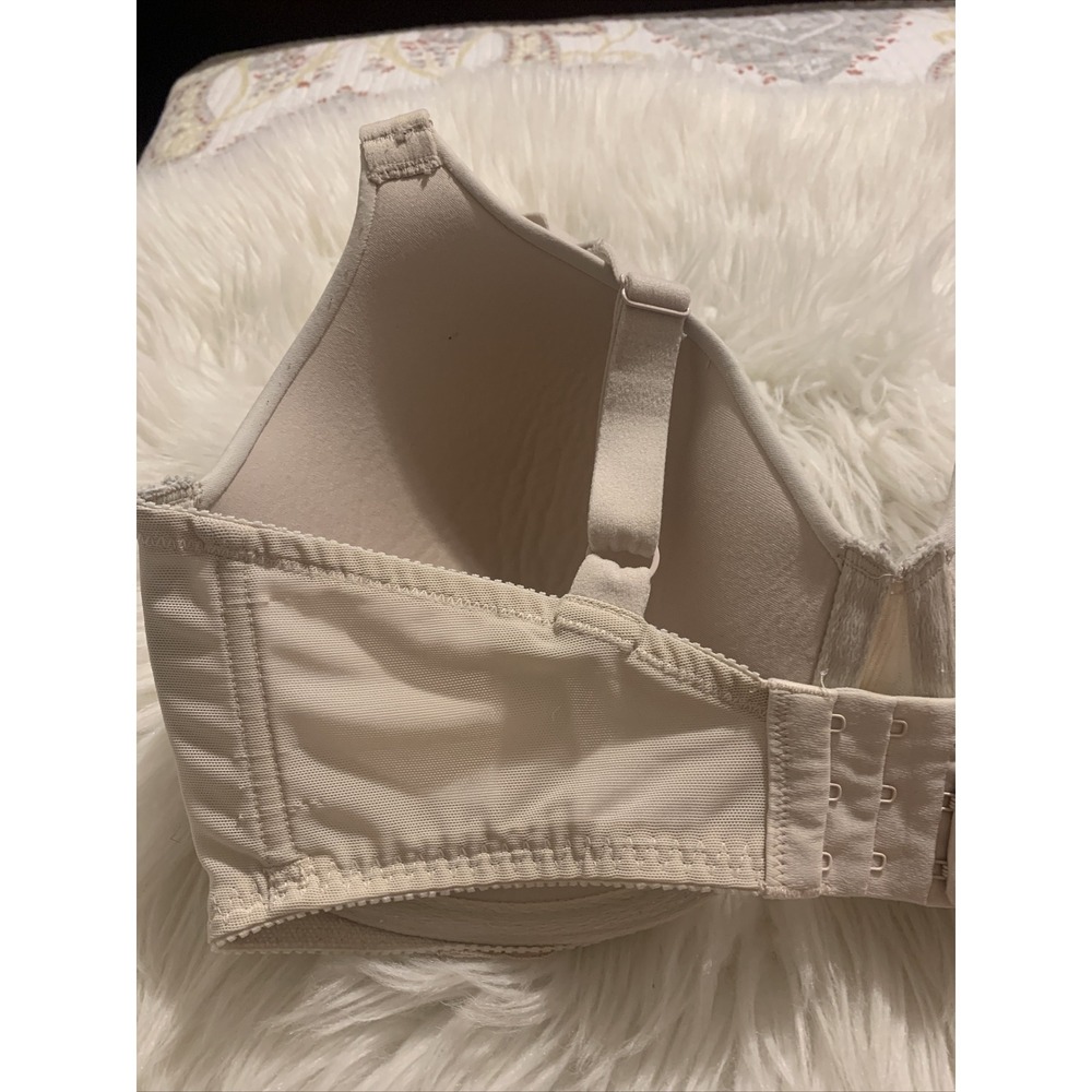 olga full coverage t shirt bra beige 38DD style 35178 - Picture 8 of 10